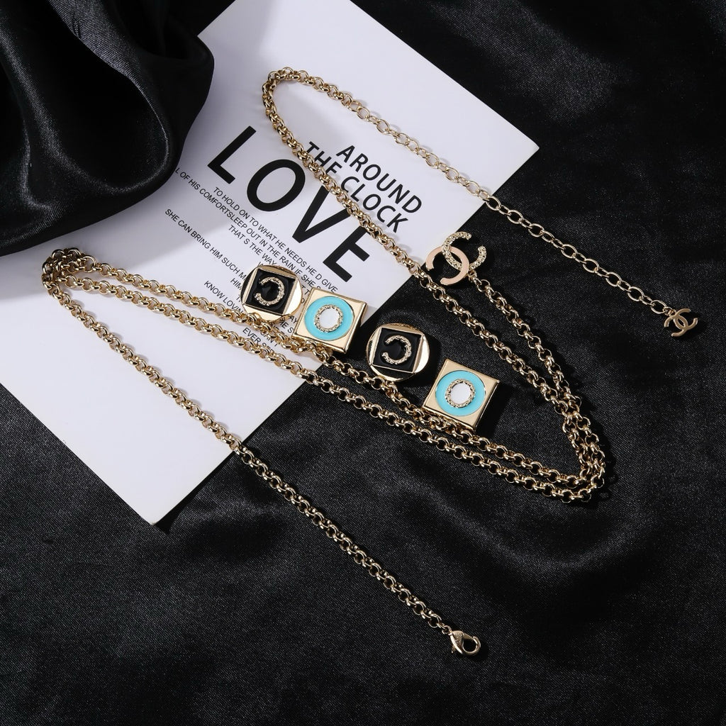 Signature Emblem Jewelry Accessory in Polished Metal-Tone – Design 018 side detail