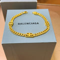 Geometric Emblem Bracelet in Polished Metal-Tone – Design 020 main product view