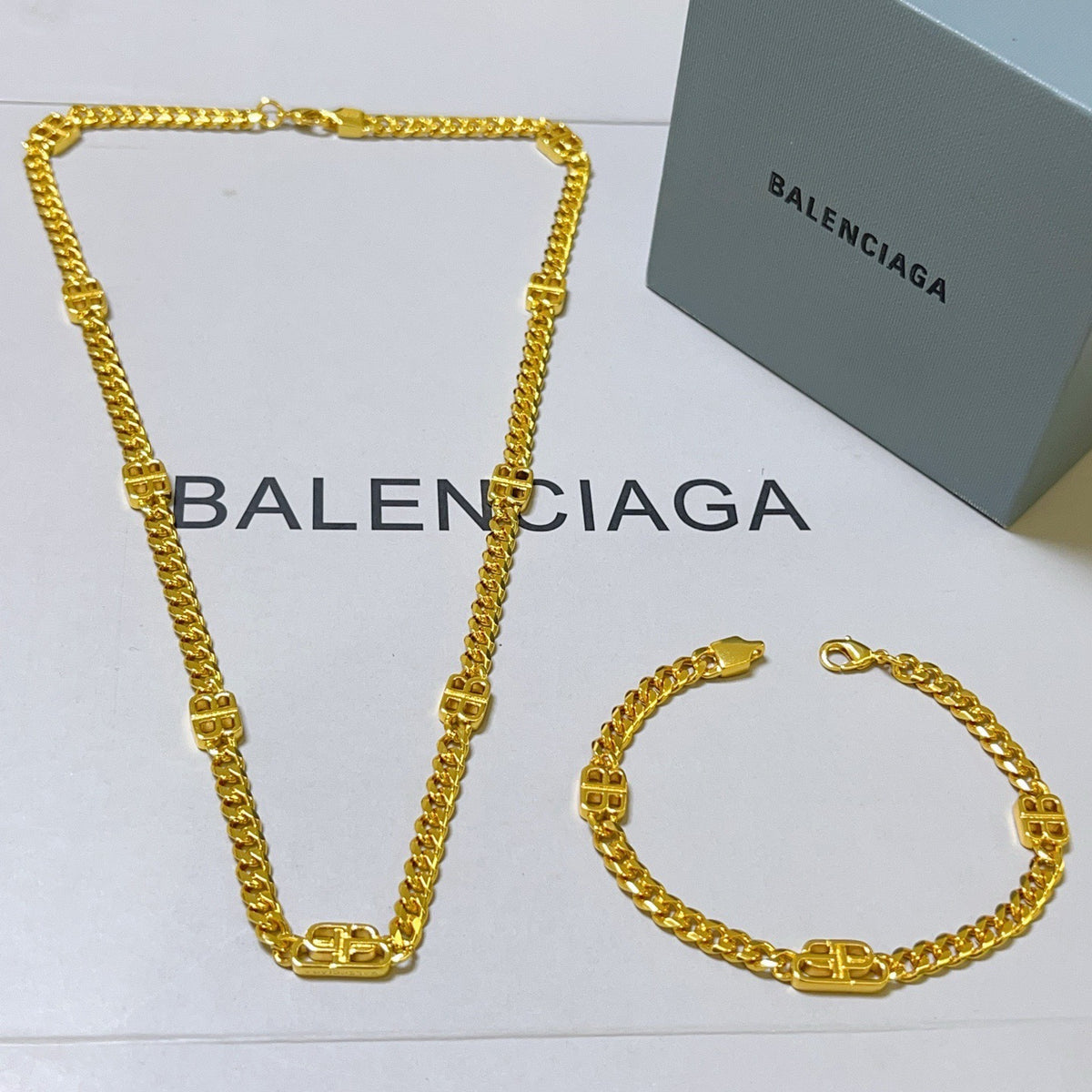 Geometric Emblem Bracelet in Polished Metal-Tone – Design 038 front product view