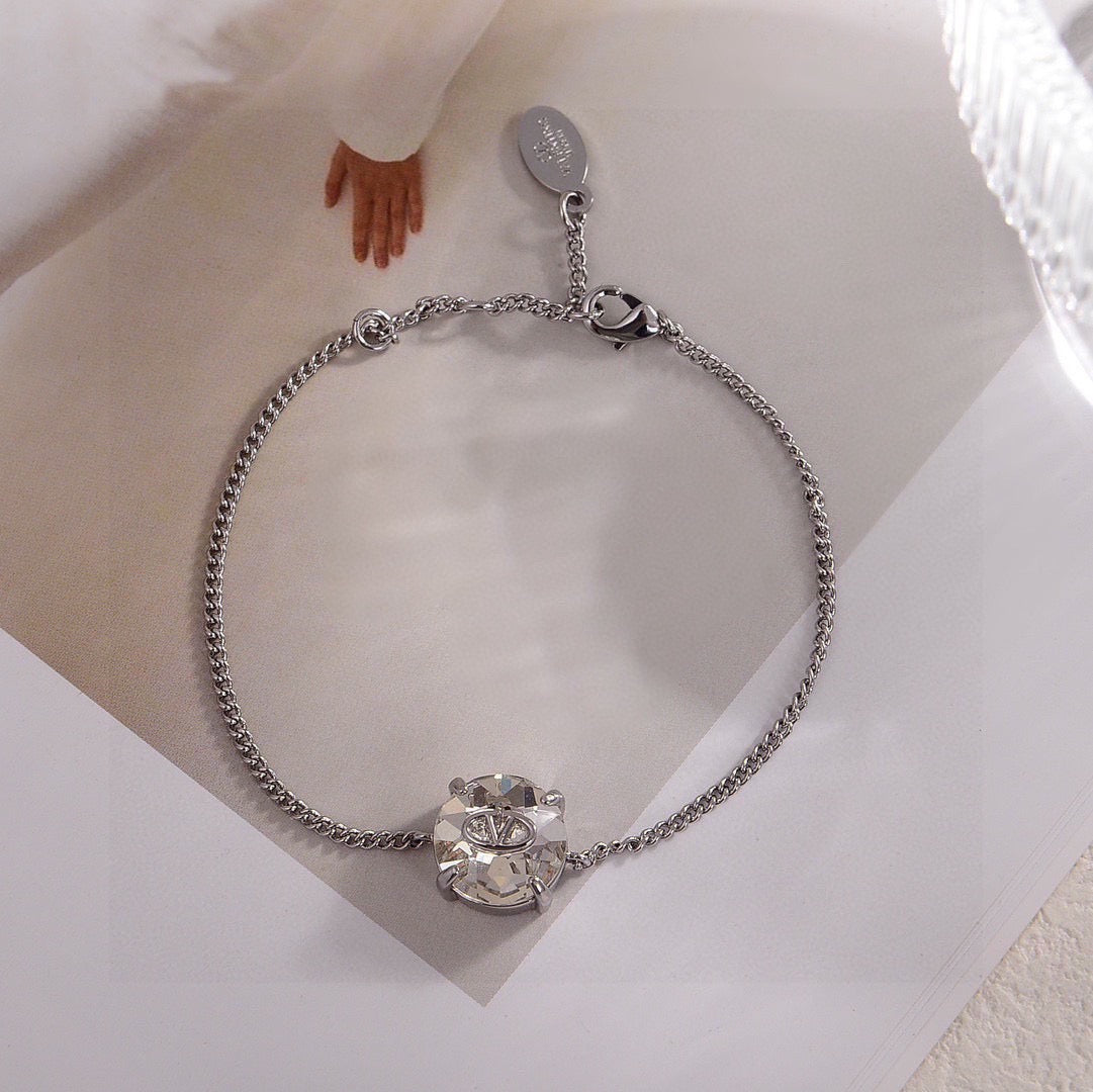 Signature Emblem Bracelet in Gold-Tone – Design 01 front view