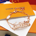 Geometric Emblem Bracelet in Rose-Gold-Tone – Rose Gold Detail – Design 009 main product view