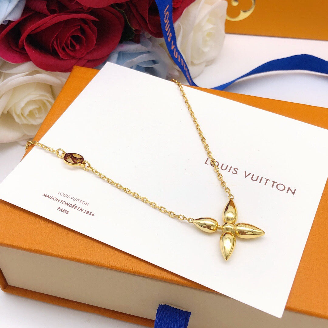 Geometric Emblem Bracelet in Gold-Tone – Design 042 styled product view
