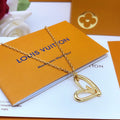 Heart Pendant Necklace in Gold-Tone – Design 003 main product view