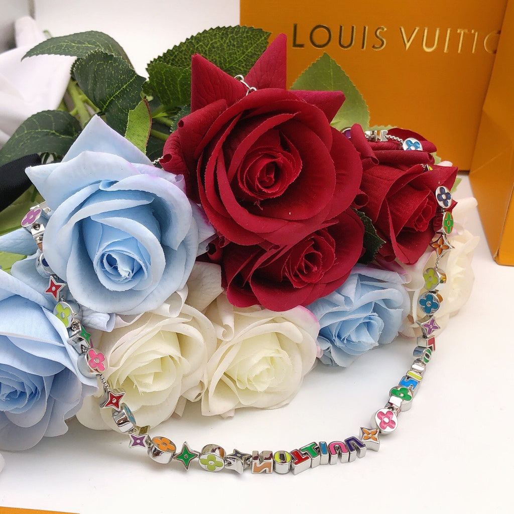 Letter Emblem Bracelet in Gold-Tone – Design 003 main product view