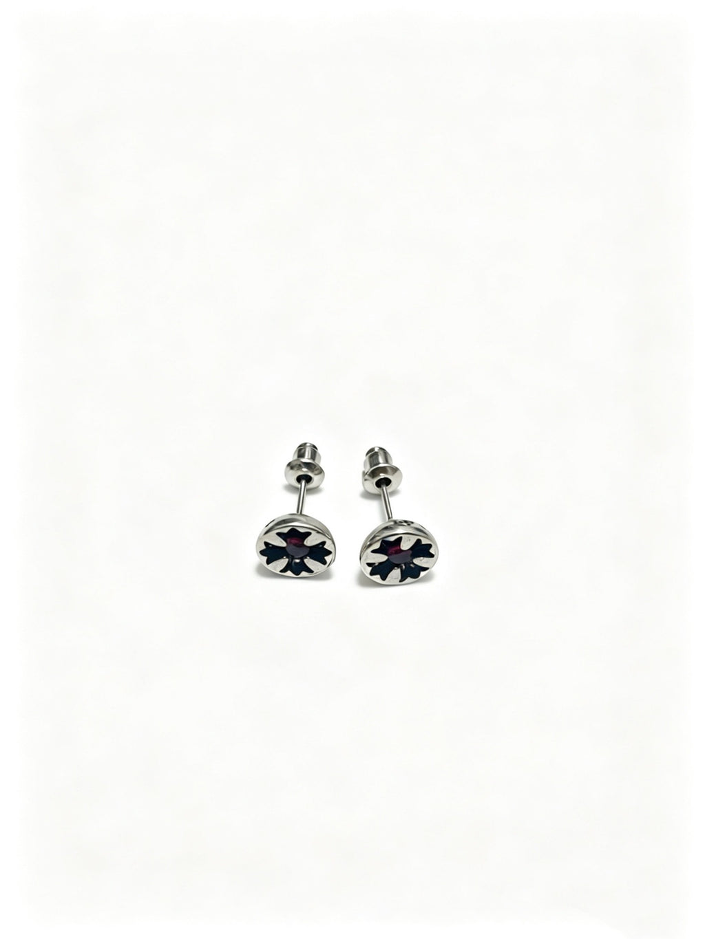 Cross Statement Earrings in Metal-Tone – Design 01 main product view