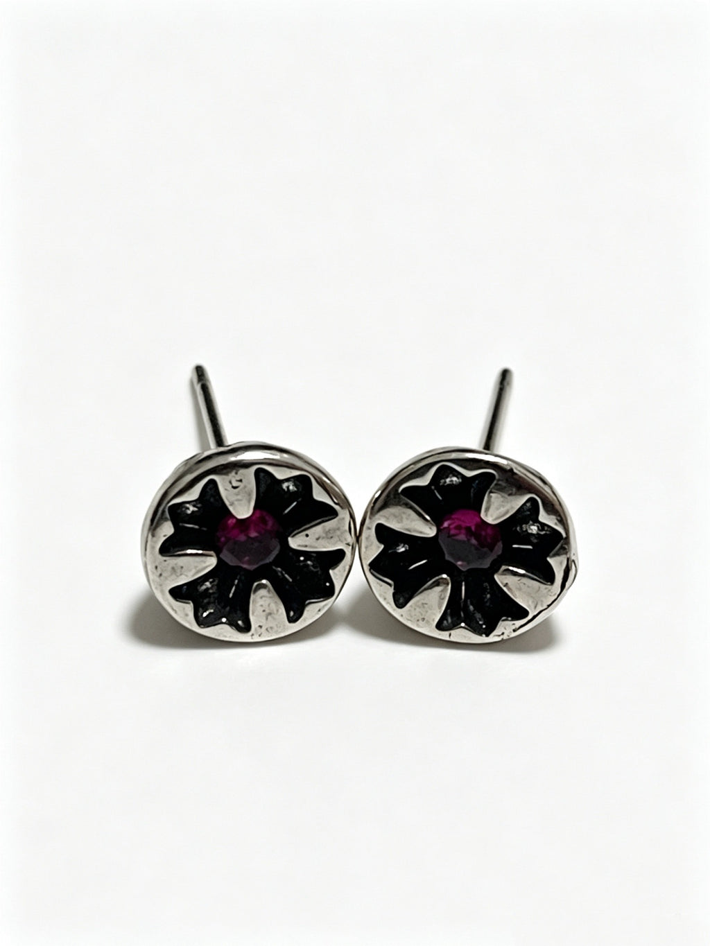 Cross Statement Earrings in Metal-Tone – Design 01 styled product view