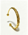 Signature Emblem Bangle in Polished Metal-Tone – Design 002 main product view