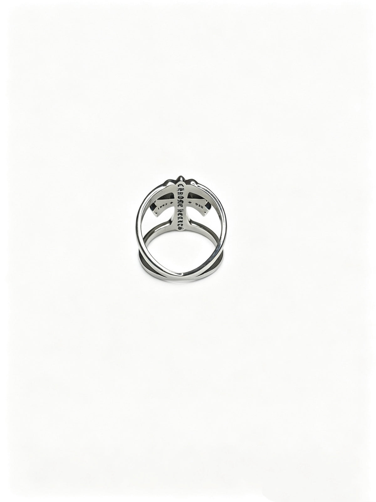 Cross Statement Ring in Metal-Tone – Design 10 front product view