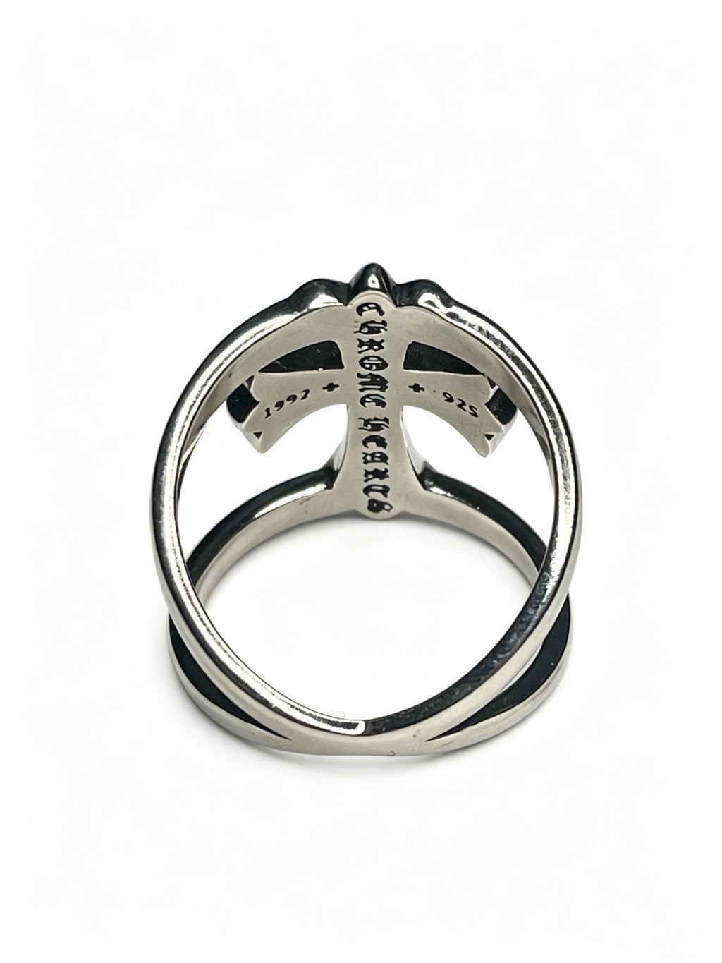 Cross Statement Ring in Metal-Tone – Design 10 styled product view