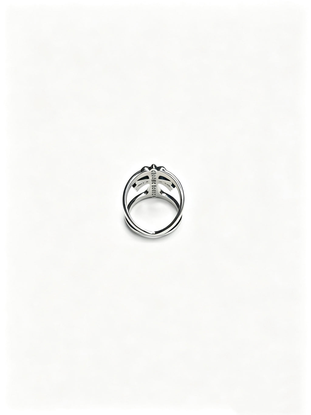Cross Statement Ring in Metal-Tone – Design 12 front product view