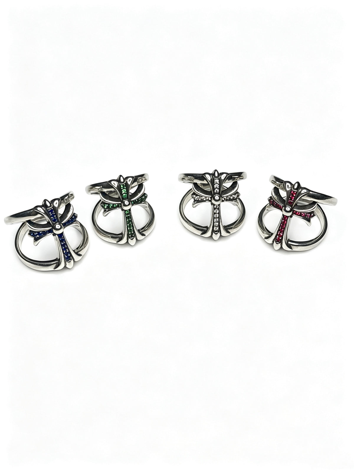Cross Statement Ring in Metal-Tone – Design 10 side detail