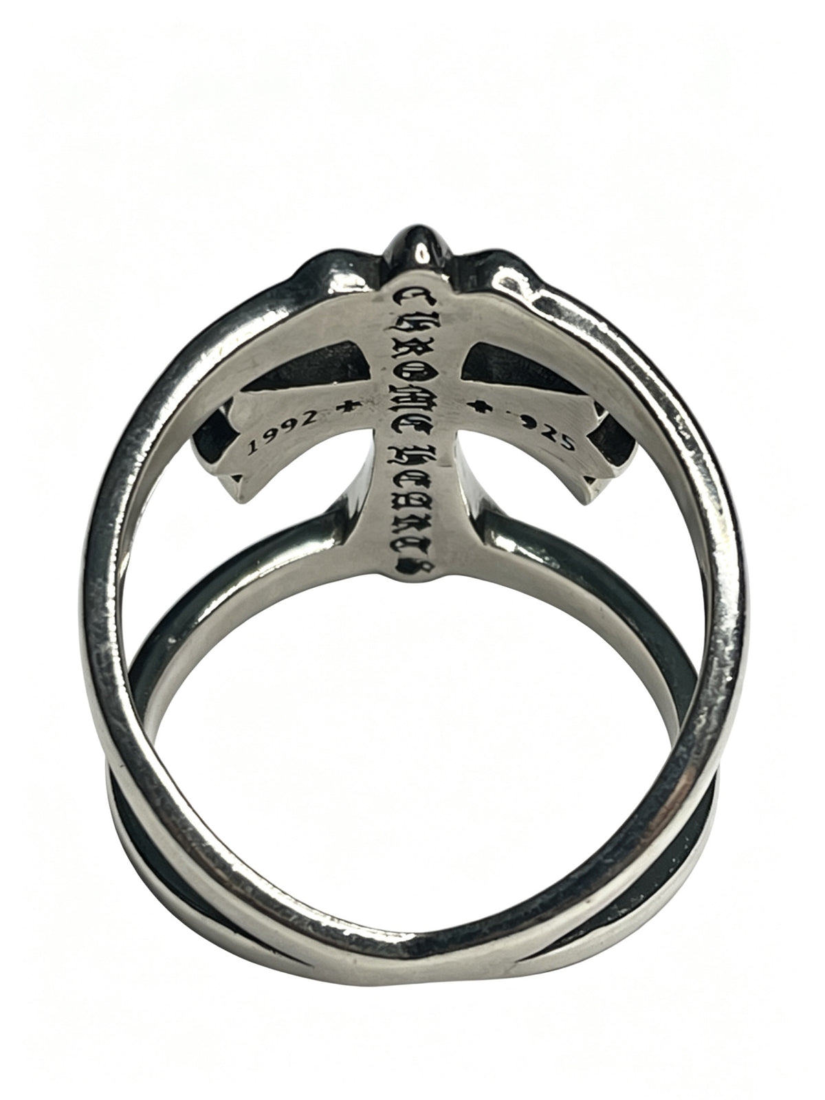 Cross Statement Ring in Metal-Tone – Design 13 side detail