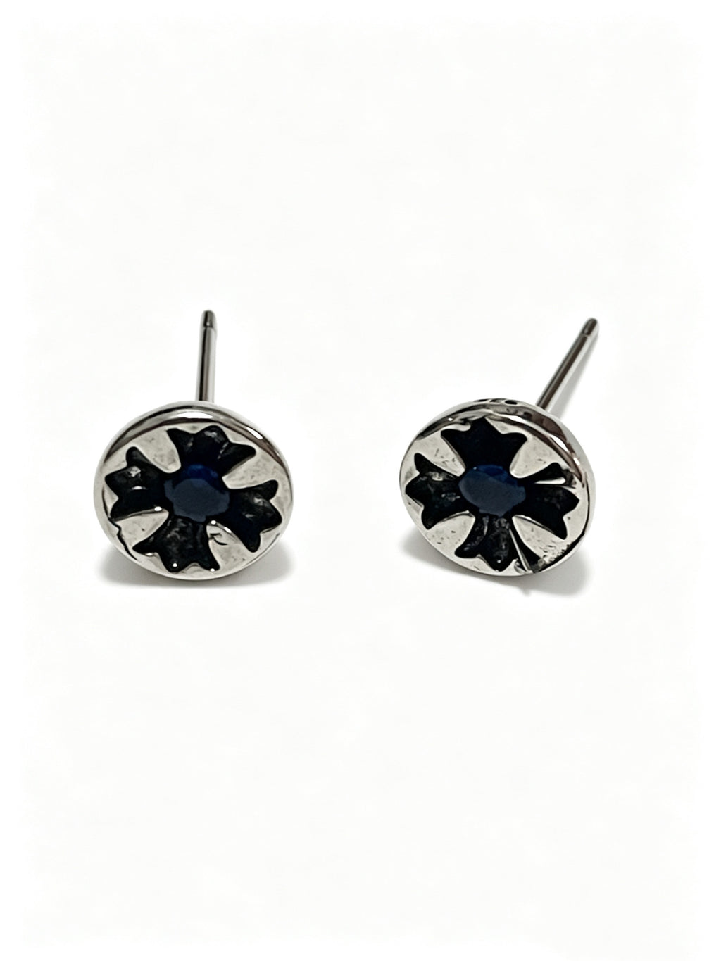 Cross Statement Earrings in Metal-Tone – Design 03 main product view