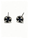 Cross Statement Earrings in Metal-Tone – Design 03 main product view