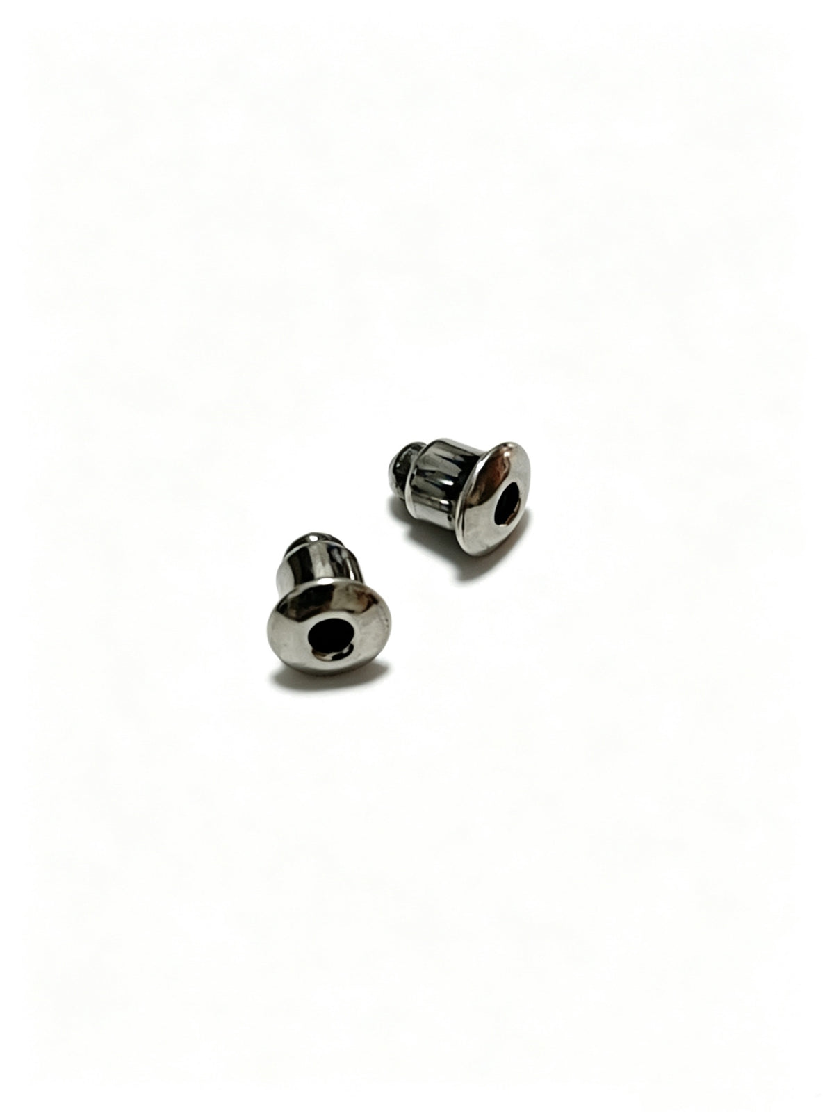 Signature Emblem Statement Earrings in Polished Metal-Tone – Design 011 detail view