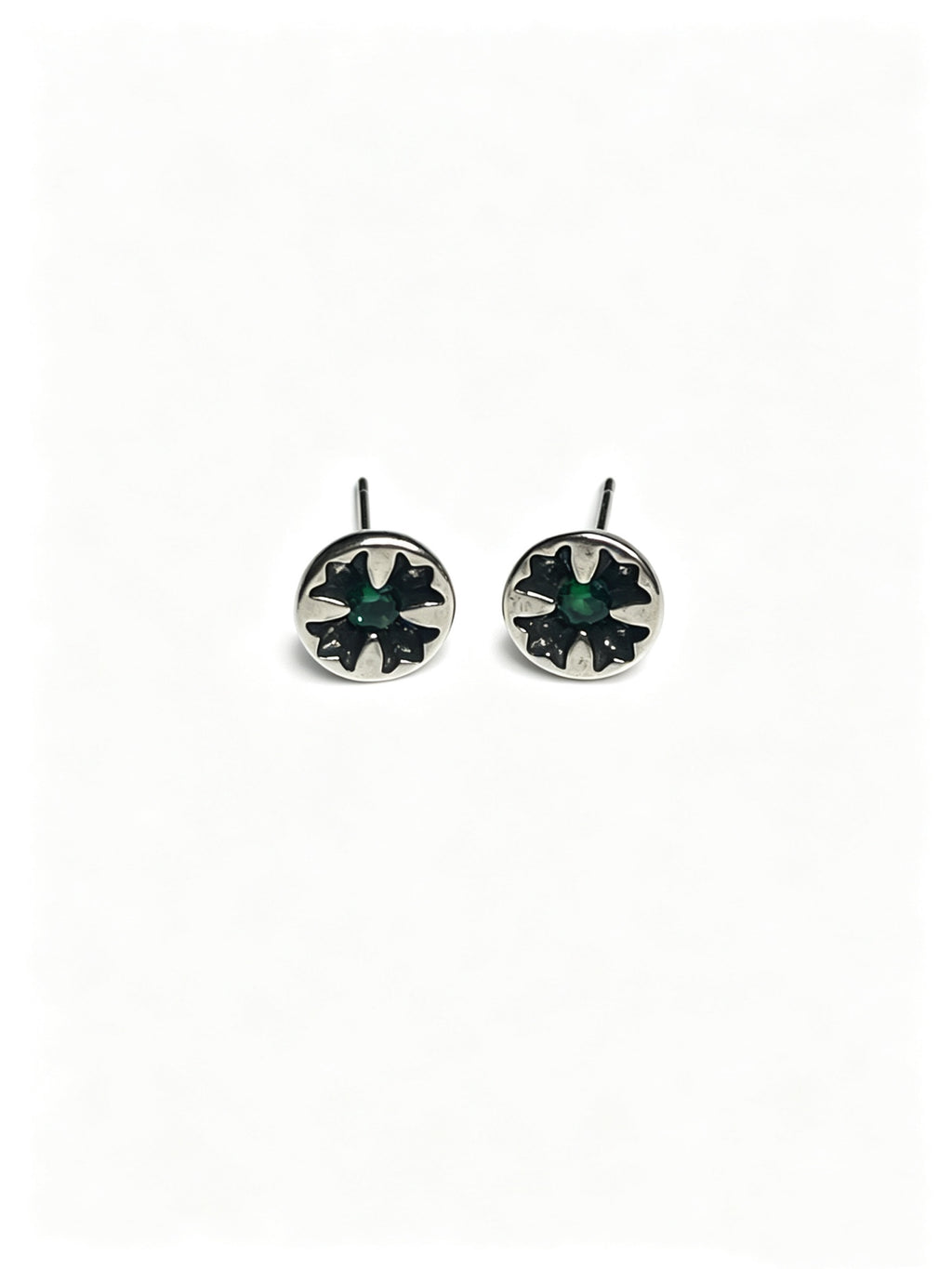 Cross Statement Earrings in Metal-Tone – Design 13 main product view