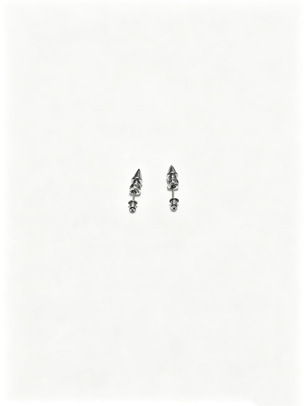 Cross Statement Earrings in Metal-Tone – Design 12 front product view