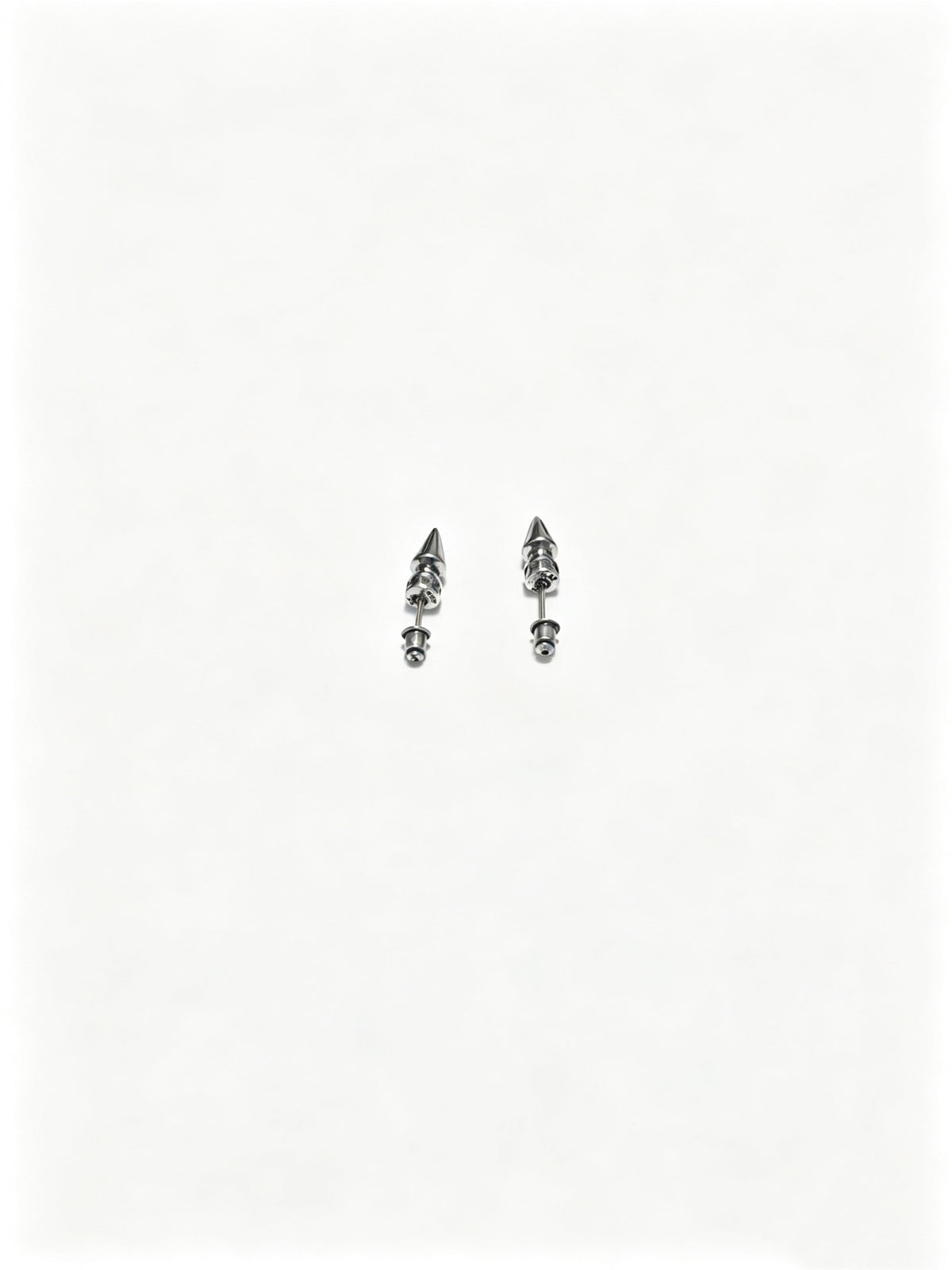 Cross Statement Earrings in Metal-Tone – Design 12 front product view