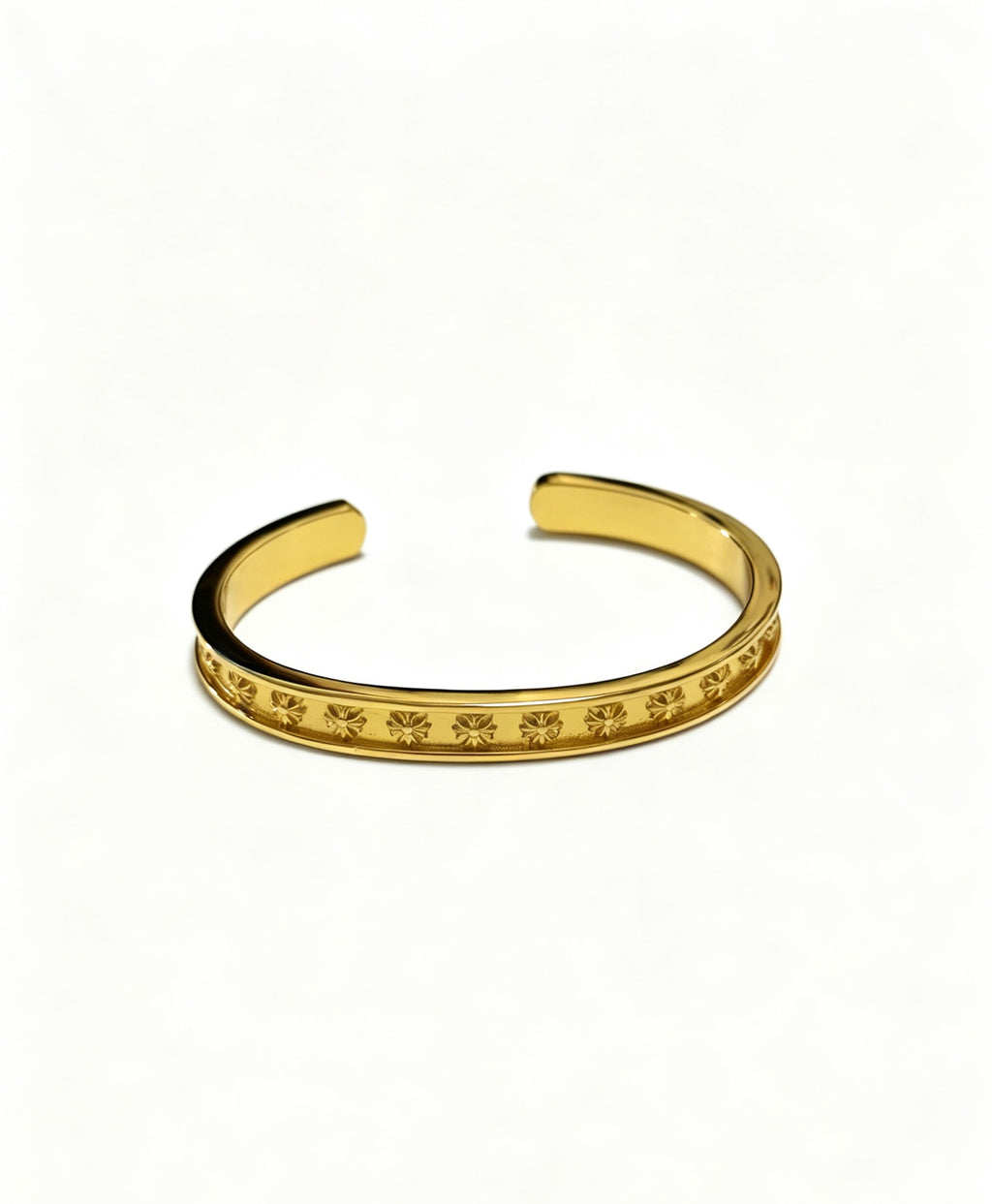 Cross Statement Bracelet in Metal-Tone – Design 09 styled product view