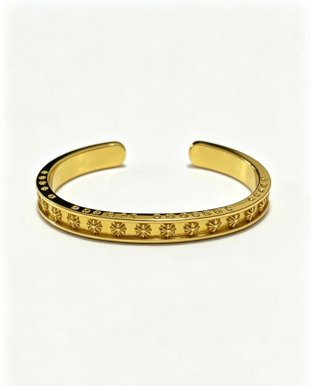 Cross Statement Bracelet in Metal-Tone – Design 09 main product view