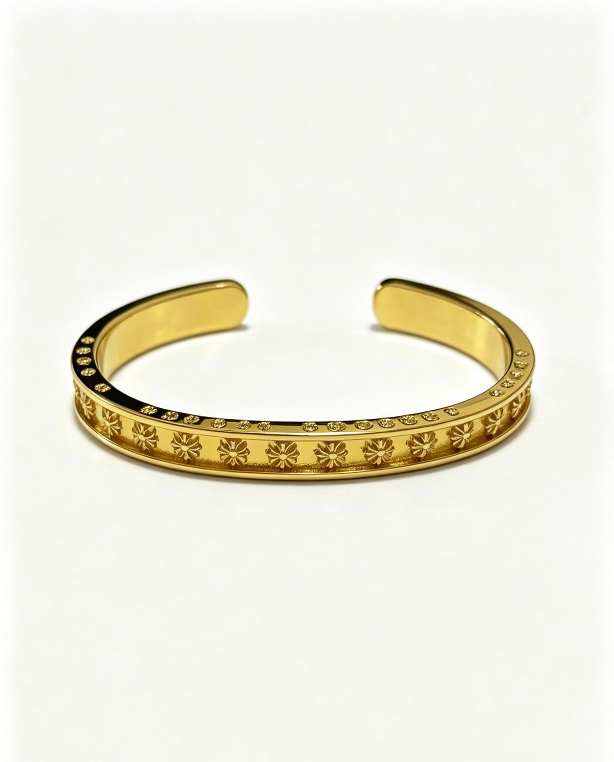 Cross Statement Bracelet in Metal-Tone – Design 09 main product view