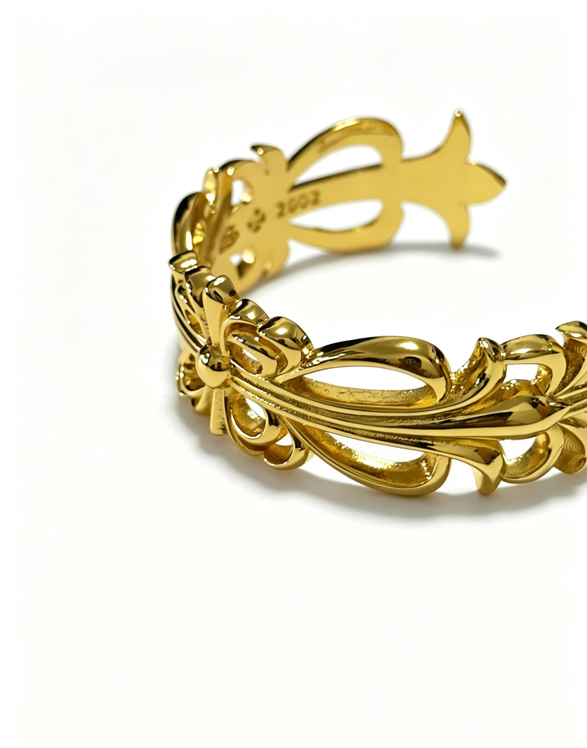 Cross Statement Bracelet in Metal-Tone – Design 08 styled product view