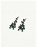Cross Statement Earrings in Metal-Tone – Design 09 main product view