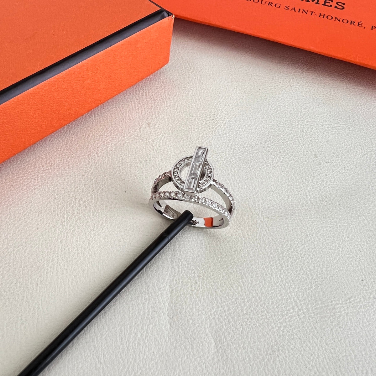 Horse Jewelry Accessory in Polished Metal-Tone – Design 002 main product view