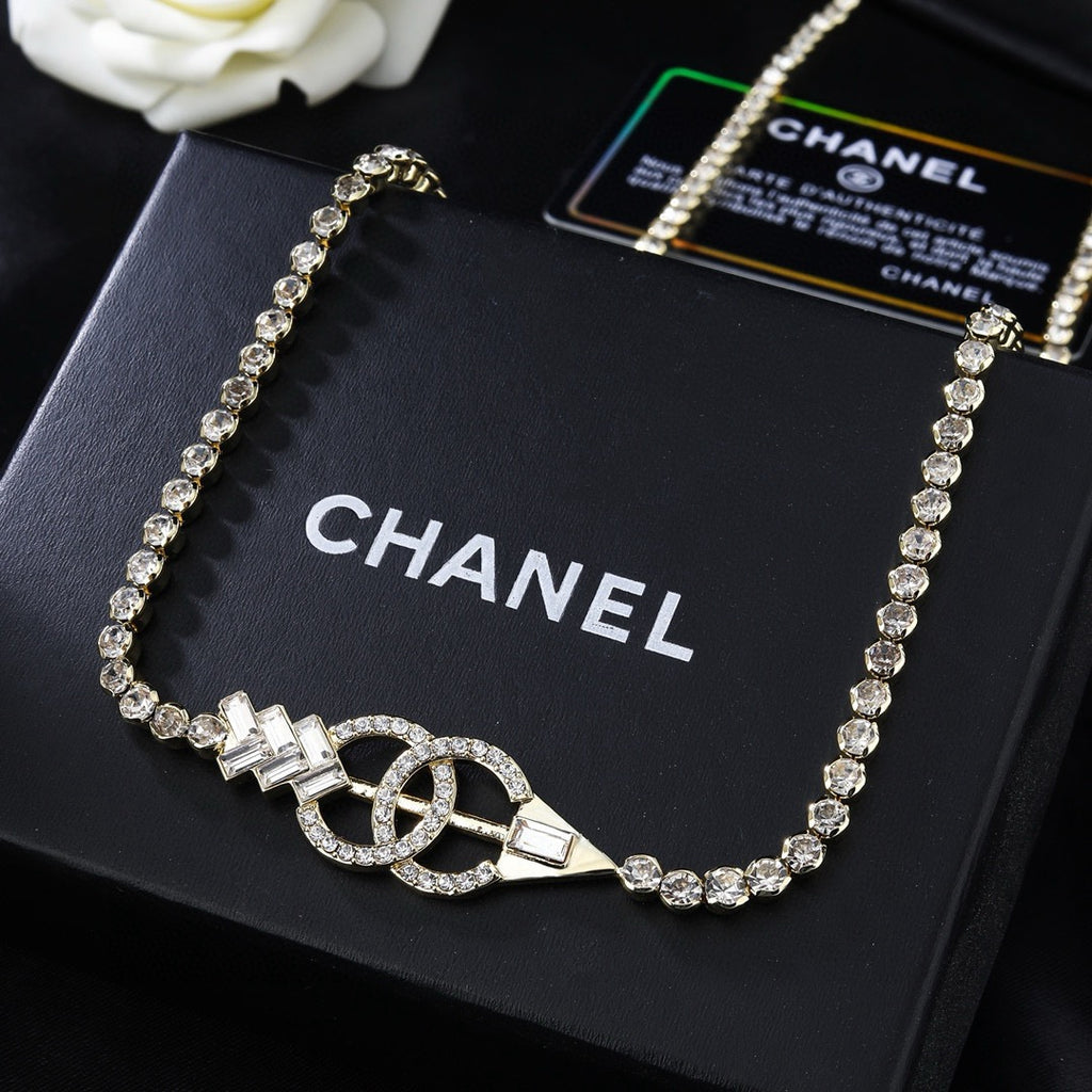 Signature Emblem Jewelry Accessory in Polished Metal-Tone – Design 015 styled product view