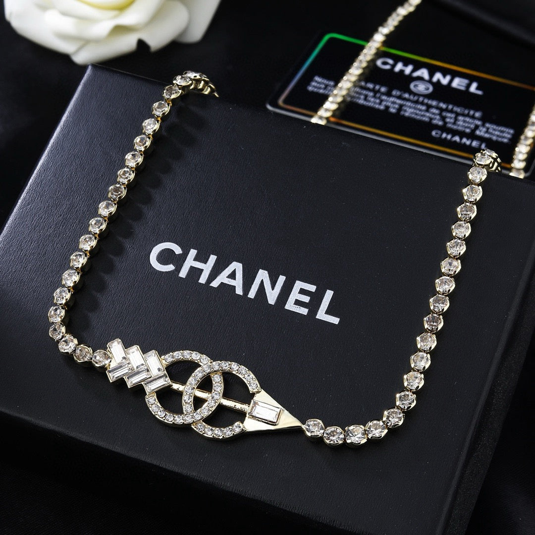 Signature Emblem Jewelry Accessory in Polished Metal-Tone – Design 015 styled product view