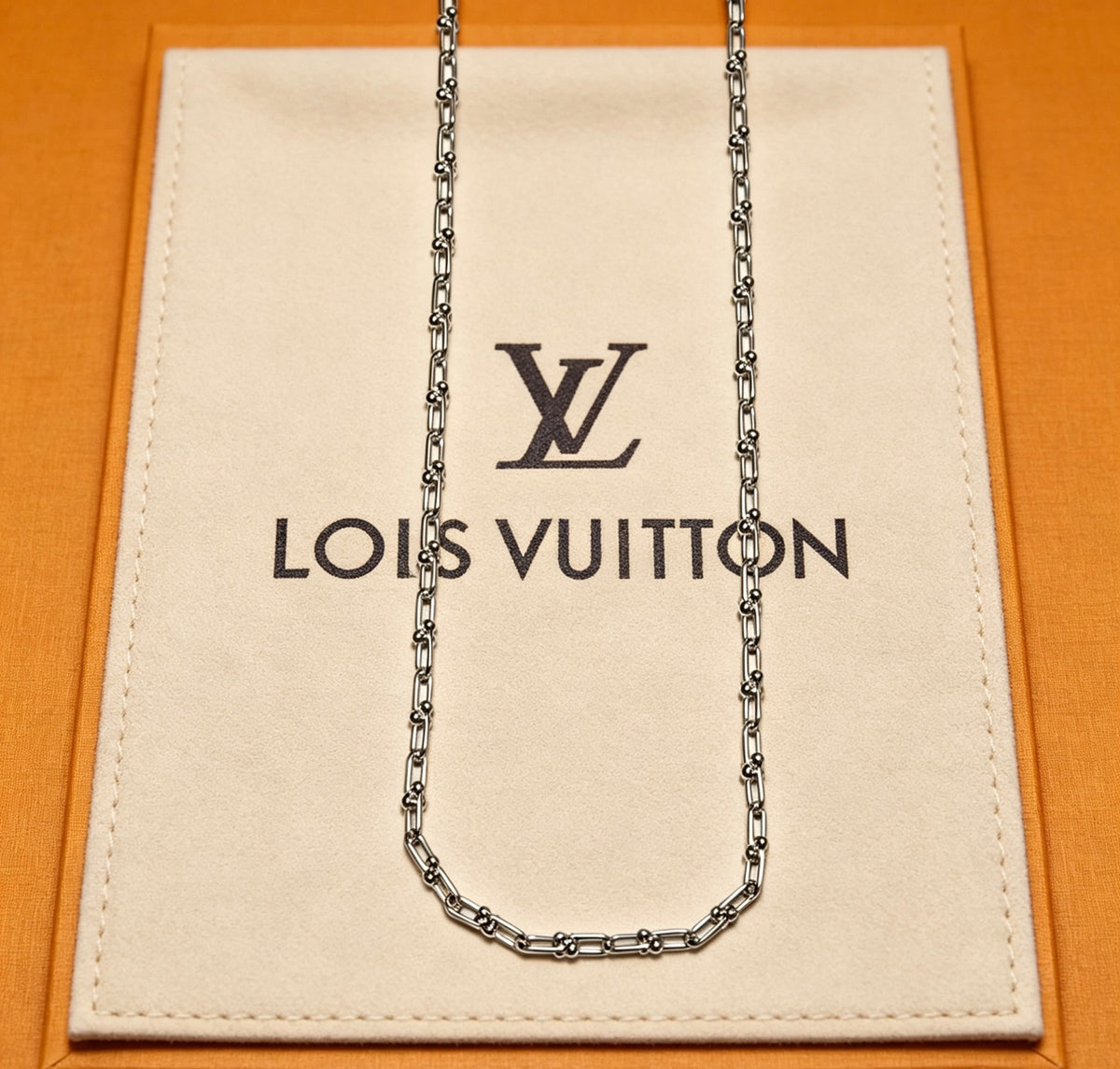 Geometric Emblem Pendant Necklace in Polished Metal-Tone – Design 008 main product view