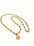 Cross Pendant Necklace in Antique Silver-Tone – Design 09 main product view