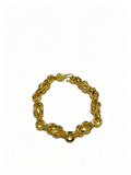 Cross Cuban-Link Bracelet in Antique Silver-Tone – Cuban Link – Design 13 main product view