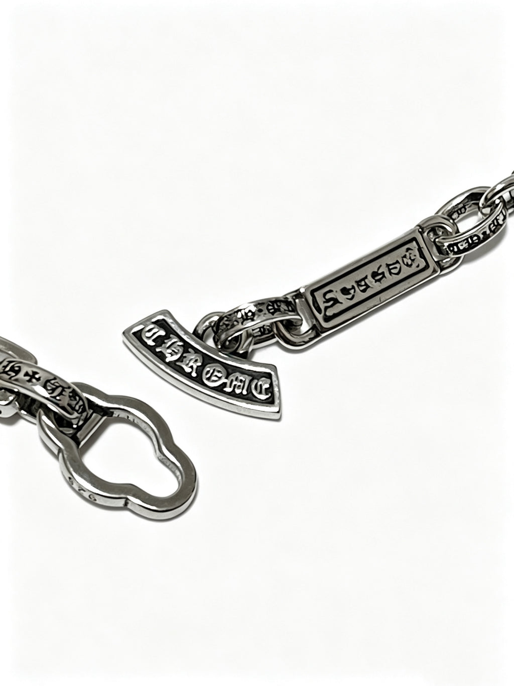 Signature Emblem Pendant Necklace in Polished Metal-Tone – Design 025 styled product view