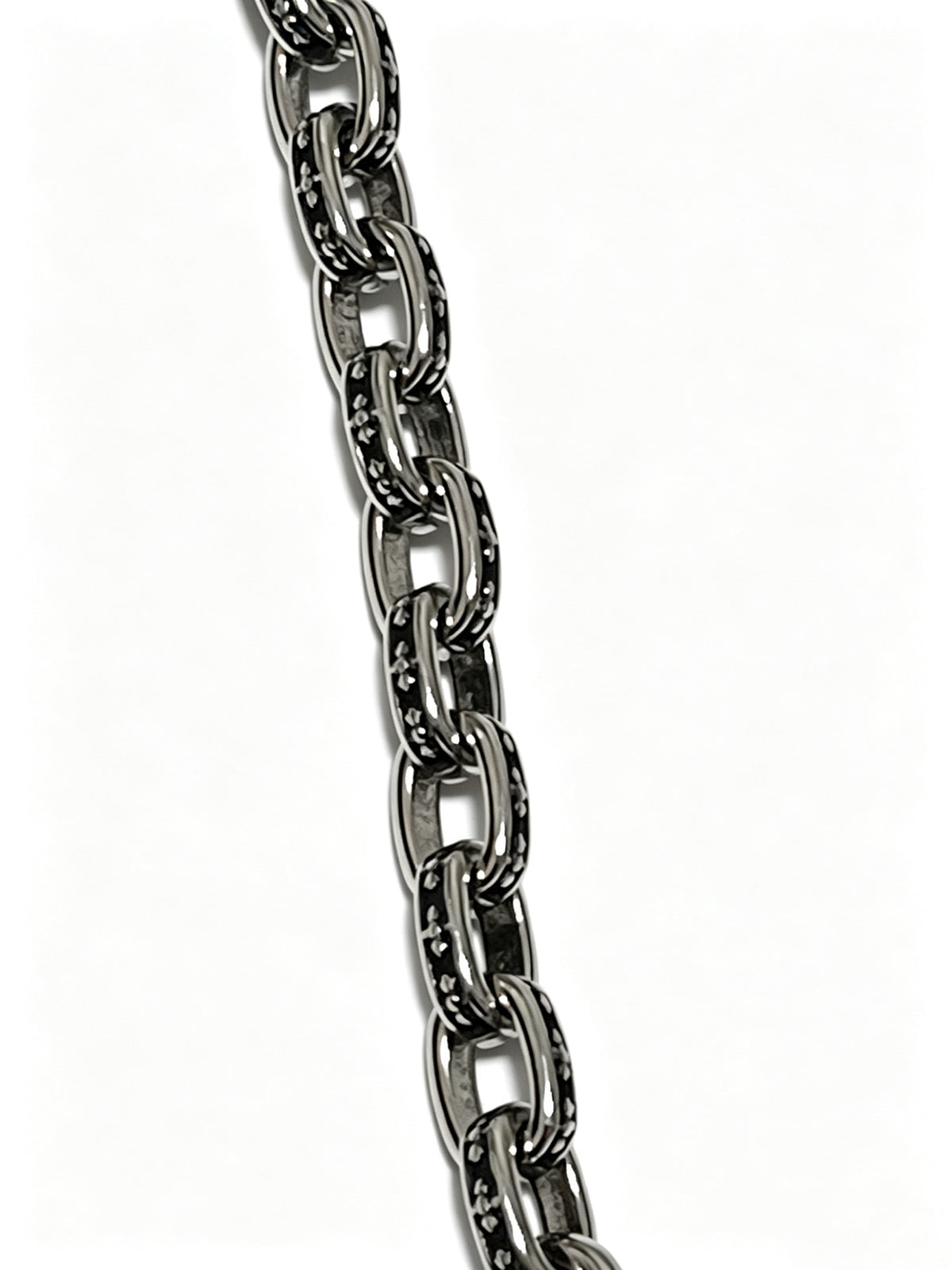 Signature Emblem Bracelet in Polished Metal-Tone – Design 013 styled product view