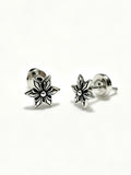Signature Emblem Statement Earrings in Polished Metal-Tone – Design 014 main product view