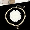 Pearl Pearl-Detail Pendant Necklace – Pearl Detail – Design 019 main product view