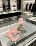Key Jewelry Accessory in Polished Metal-Tone – Design 013 main product view