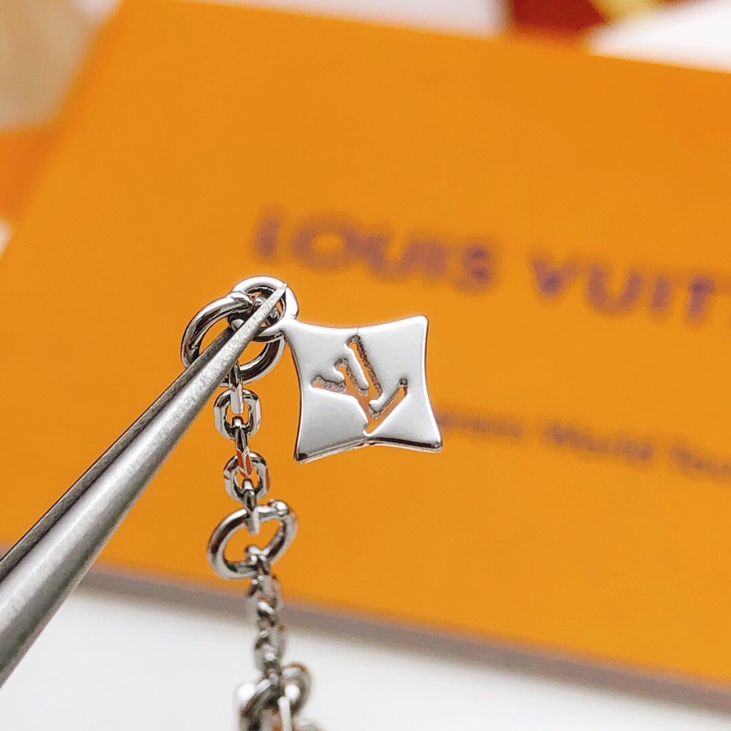 Geometric Emblem Bracelet in Silver-Tone – Silver Detail – Design 007 styled product view