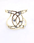 Signature Emblem Bangle in Gold-Tone – Design 001 main product view