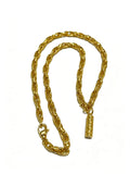 Signature Emblem Pendant Necklace in Polished Metal-Tone – Design 022 main product view