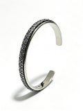 Signature Emblem Bangle in Polished Metal-Tone – Design 008 main product view