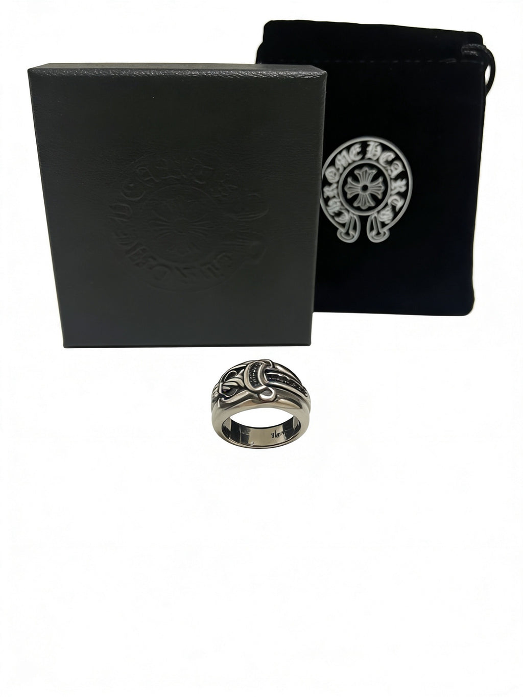 Cross Statement Ring in Metal-Tone – Design 16 front product view
