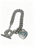 Signature Motif Bracelet in Silver-Tone – Vintage Detail – Design 10 main product view