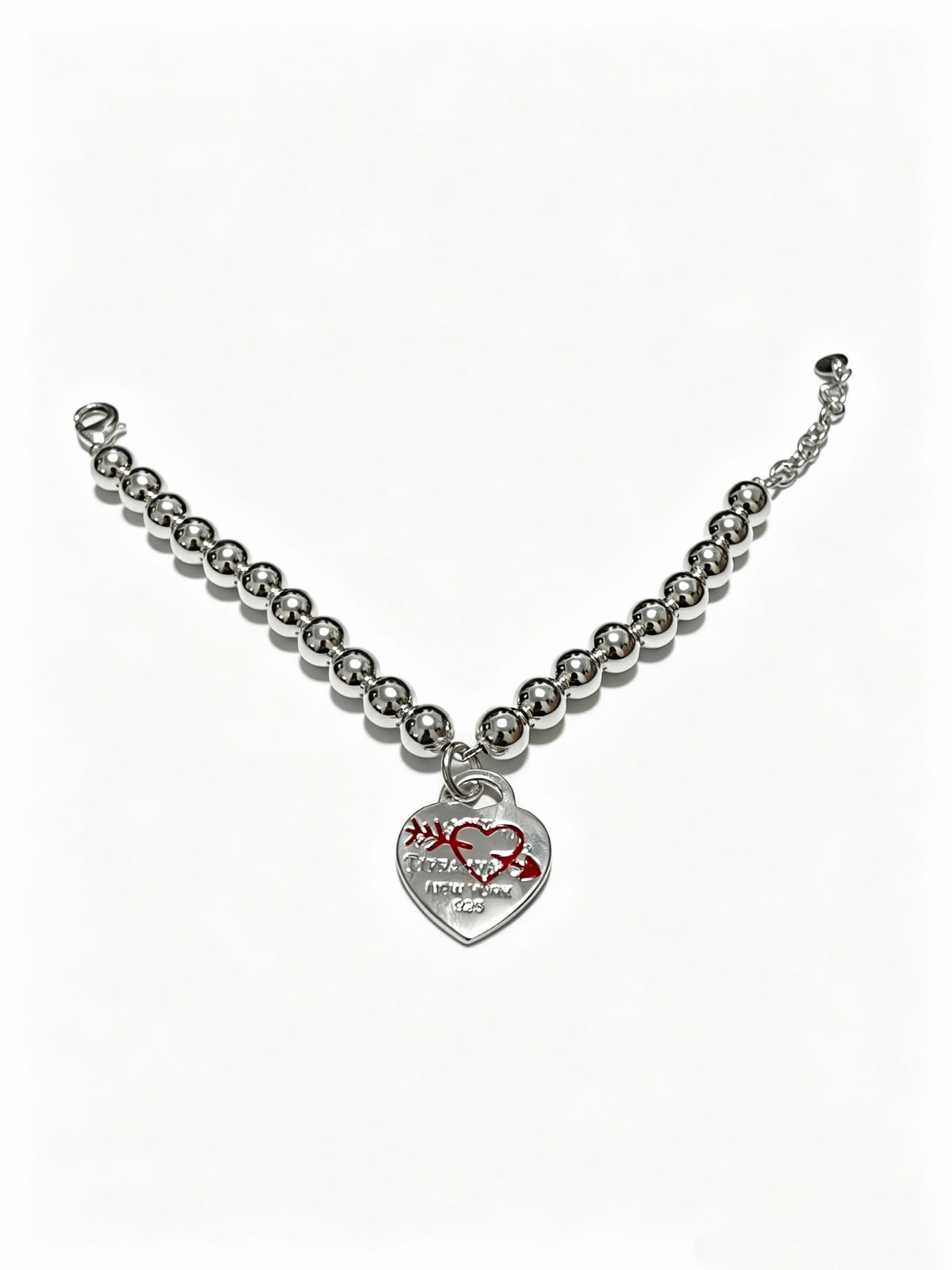 Signature Motif Bracelet in Silver-Tone – Vintage Detail – Design 09 side detail