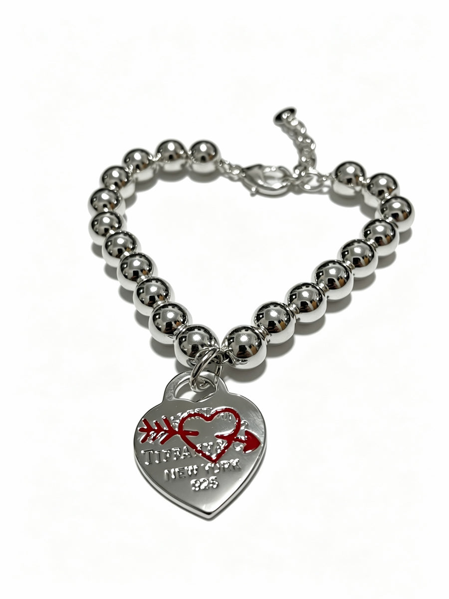 Signature Motif Bracelet in Silver-Tone – Vintage Detail – Design 09 main product view