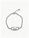 Signature Motif Bracelet in Silver-Tone – Vintage Detail – Design 04 main product view