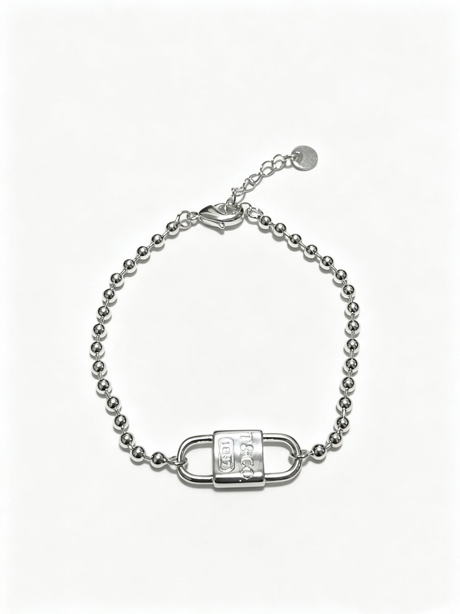 Signature Motif Bracelet in Silver-Tone – Vintage Detail – Design 04 main product view