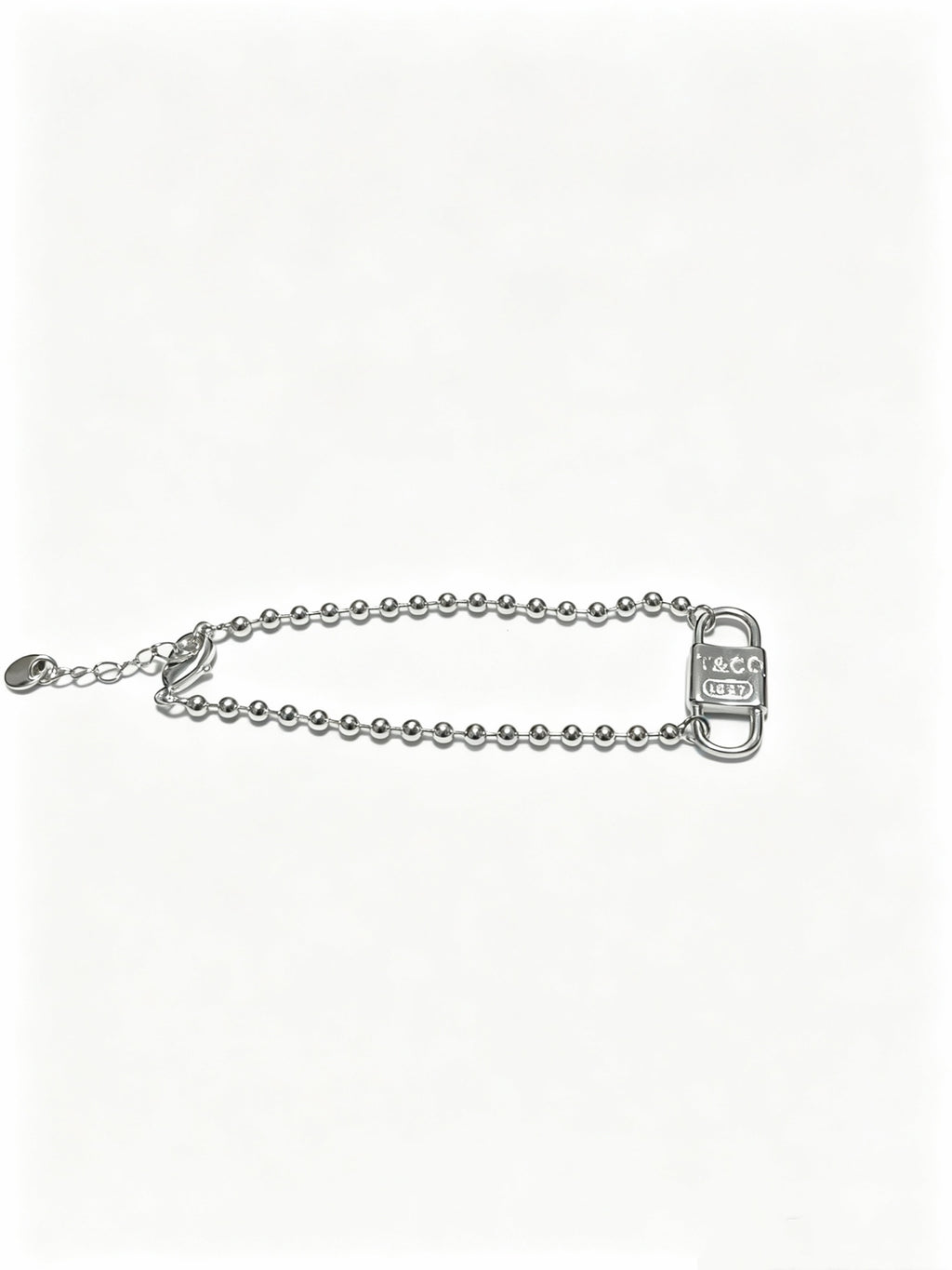 Signature Motif Bracelet in Silver-Tone – Vintage Detail – Design 04 front product view