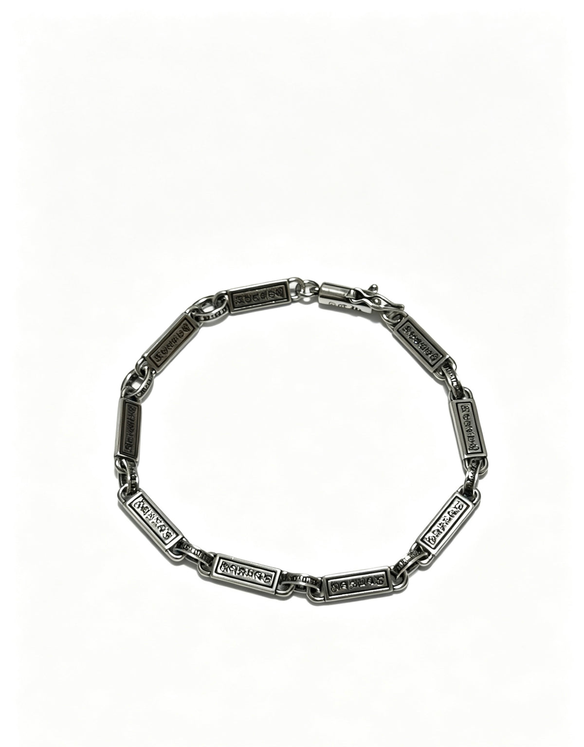 Signature Emblem Bracelet in Polished Metal-Tone – Design 001 main product view